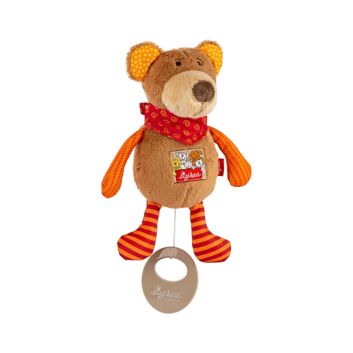 SIGIKID 40356 Spieluhr Hase Musik Mädchen und Jungen Babyspielzeug empfohlen ab Geburt mehrfarbig