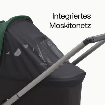 Bugaboo Dragonfly Sonnendach mit Lüftungsfenstern, ausziehbar für zusätzlichen und optimalen Sonnenschutz, wasserabweisend, Deep Indigo