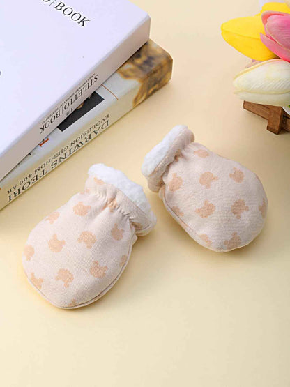 3 Paare Baby Fäustling Handschuhe Warme Baumwoll Handschuhe Baby Jungen Mädchen Winter Handschuhe Säugling Neugeborenen Wolle Gefüttert Handschuhe für 0-12 Monate (Farbe A)
