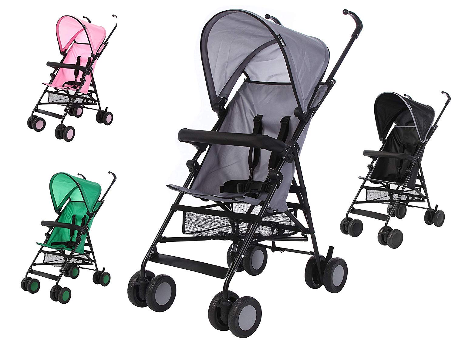 Kidmeister Sitzbuggy S2.0 Buggy Sportwagen Kinderwagen Reisebuggy Jooger OVP (Schwarz) - Meloni2