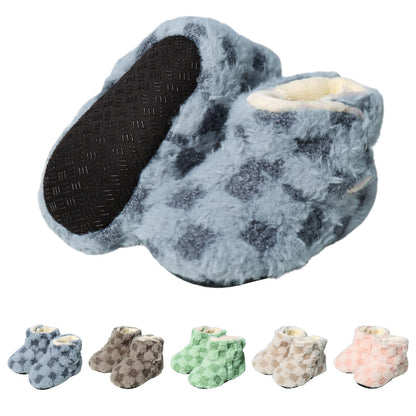 YloveM Toddler Baby Boys Girls Booties, Unisex Newborn Winter Shoes Thick Snow Boots Non-Slip Sole Soft Toddler Warm Sock Shoes