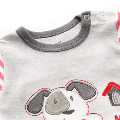 Kiddiezoom Baby-Jungen Mädchen Schlafstrampler, 3er Pack