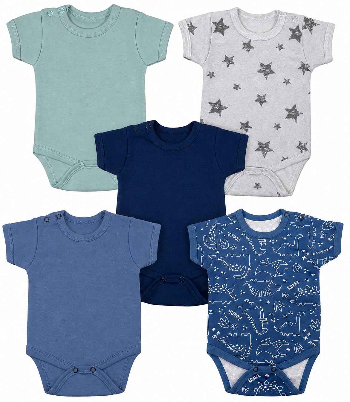 Baby Jungen Kurzarmbody Reine Baumwolle Body Set