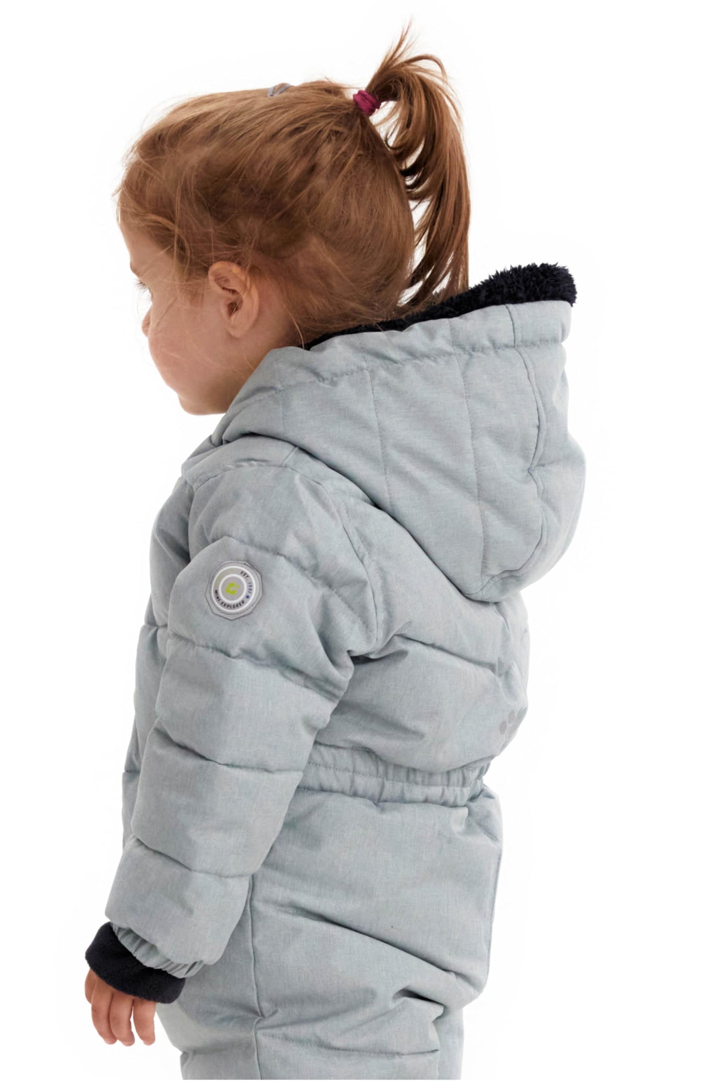 Killtec Unisex Kinder Karter Mini Jumpsuit in Daunenoptik mit Kapuze