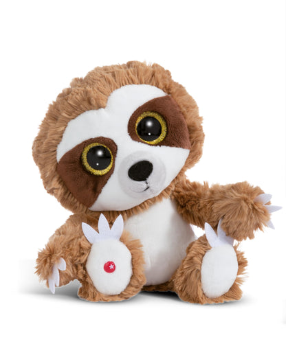 NICI GLUBSCHIS Lynx Lenzo 15cm - Dangling cuddly toy lynx with big glittery eyes - 49295 