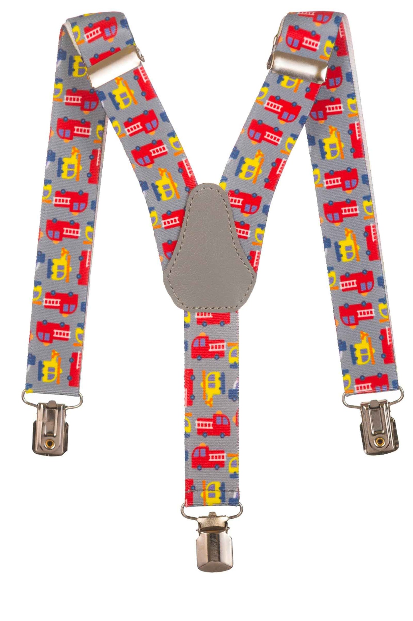 Kids Fire Engine Braces | Elastic Y Braces (1-5 Years) - 2.5cm