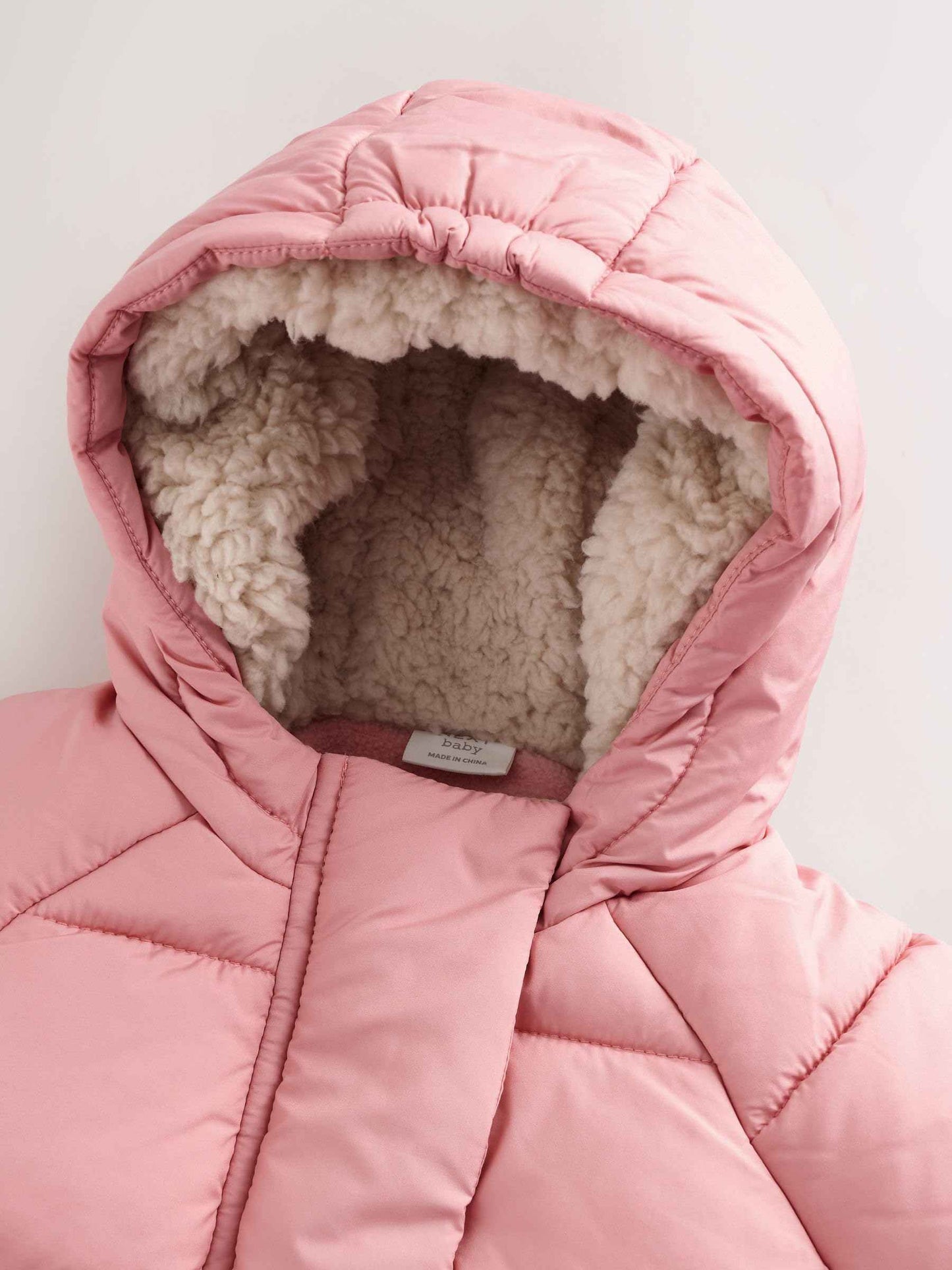 NEXT Baby Girls' Padded Hooded Jacket