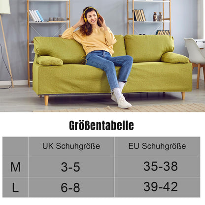 10 Paar Socken 35-38, Strümpfe Mädchen Baumwolle Lange Ringelsocken, Bunte Damensocken Baumwollsocken Mädchen mit Streifen Punkten