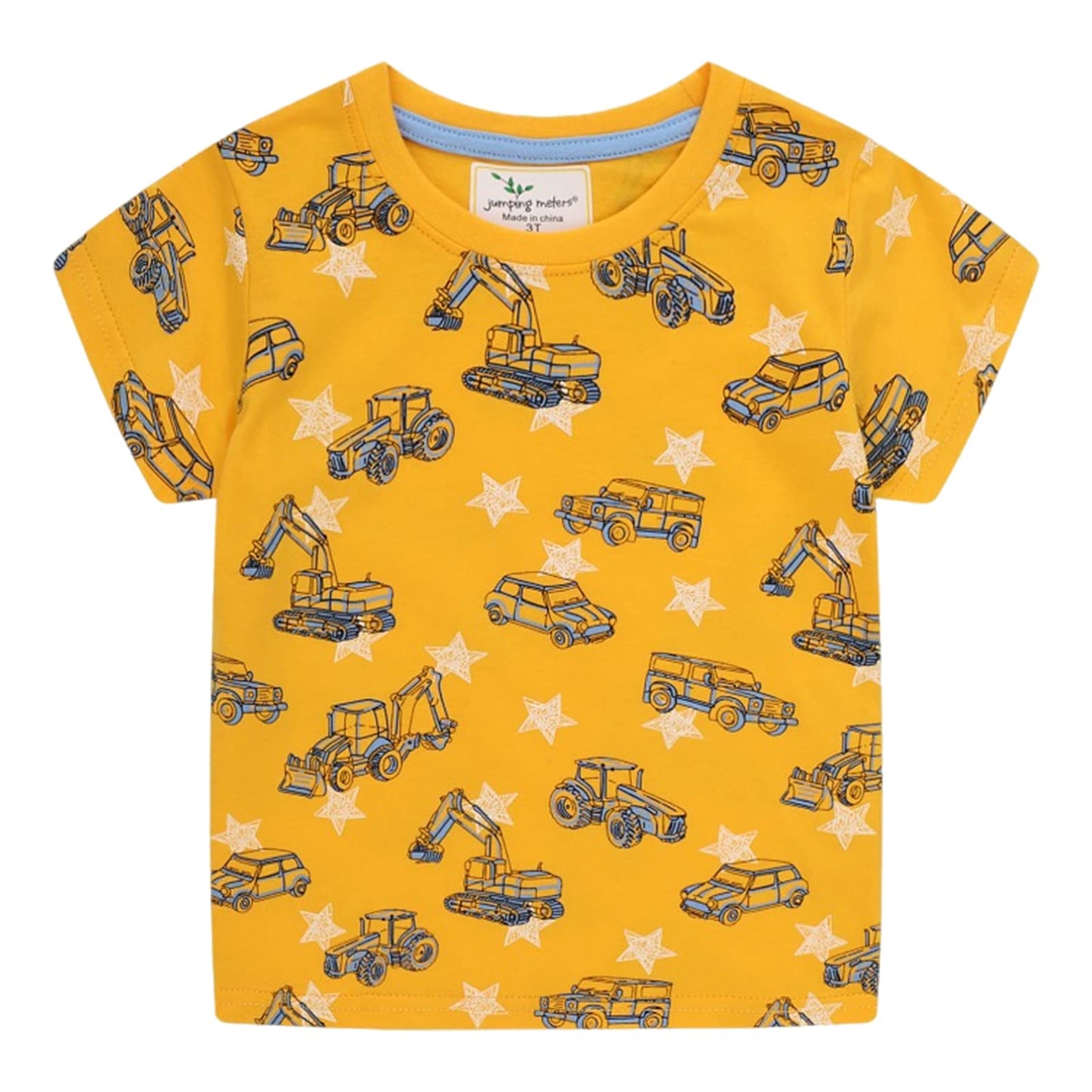Unisex Baby T-Shirt Baumwolle Süß Karikatur Tier Muster Tops für 1-7 Jahre Alt