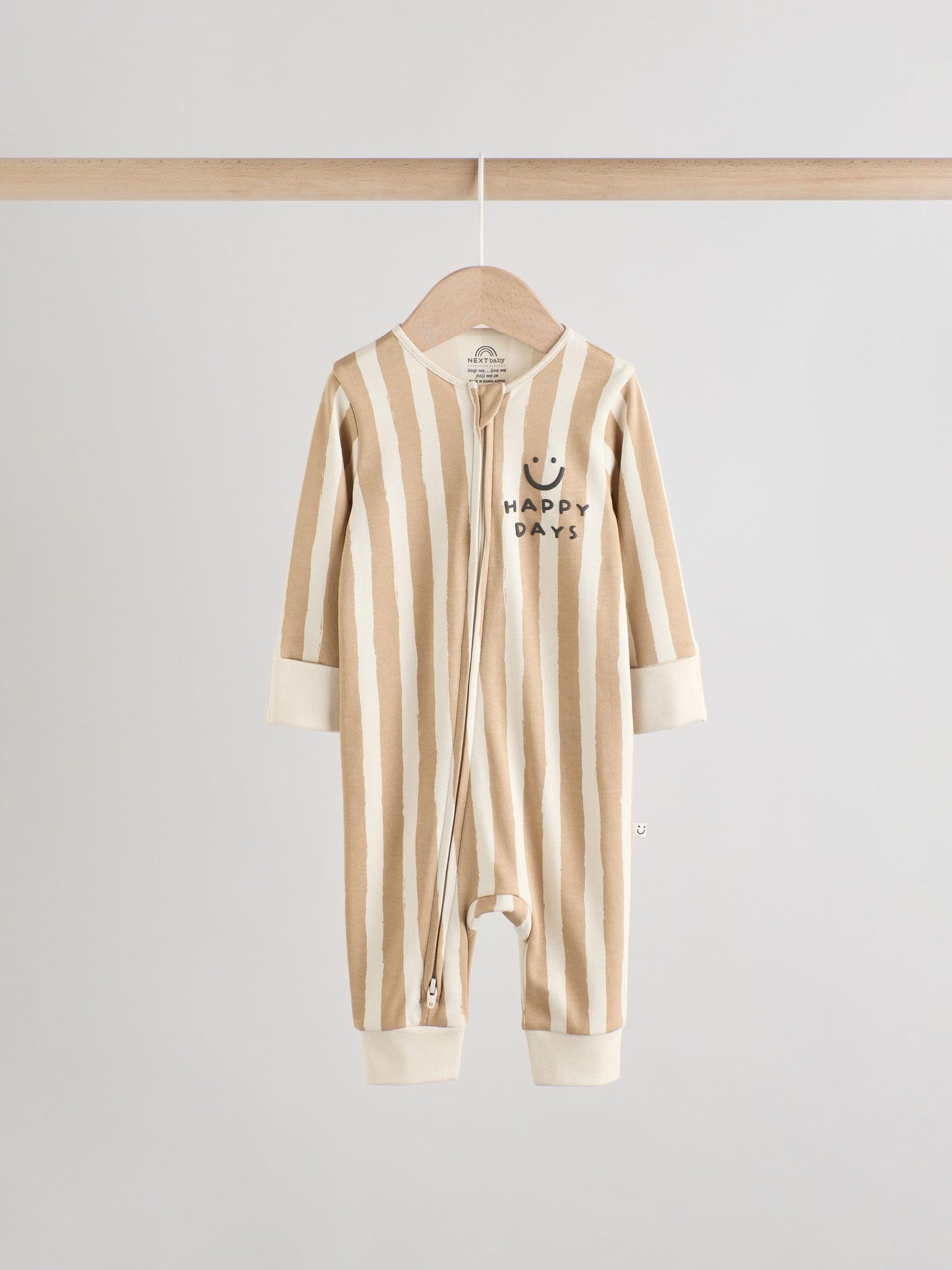 NEXT Baby Jungen Schlafanzüge mit Bärenmotiv, 3er-Pack