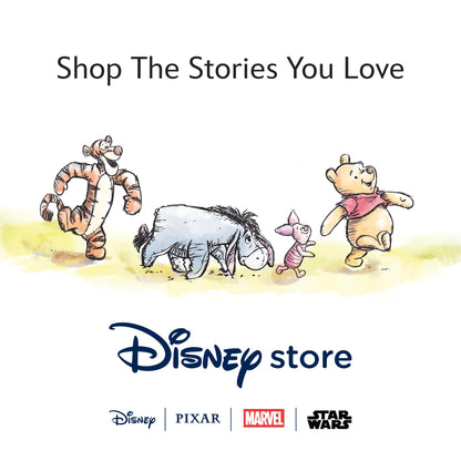 Disney Store Offizielles mittelgroßes I-Aah-Kuscheltier, 18 cm, von Winnie Puuh, Besticktes Kuscheltier mit Flauschiger Mähne und Schwanzspitze, Stickereien, geeignet ab 3 Jahren
