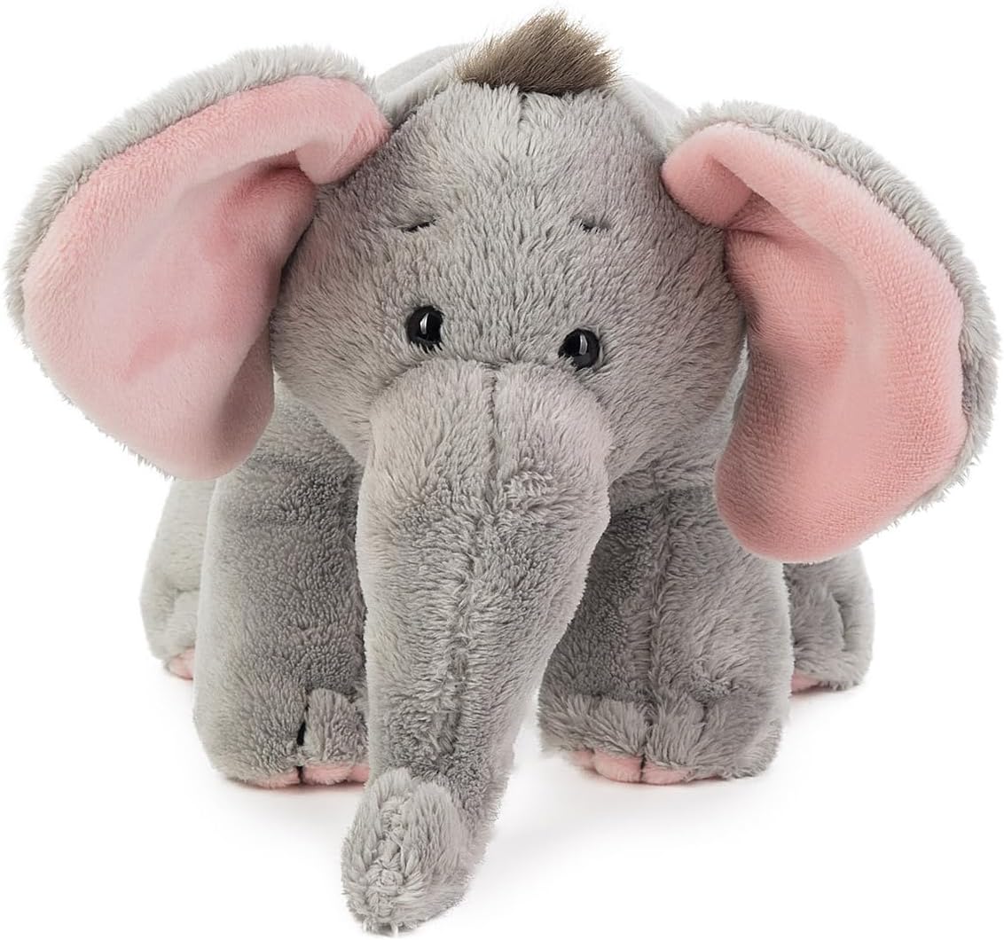 Plüsch Elefant BabySugar - Kuscheltier - Größe (XS) 13 cm | Extra weich - Waschbar bei 30 °C - DIN EN 71 geprüft - Ab Geburt geeignet - Hochwertige Verarbeitung
