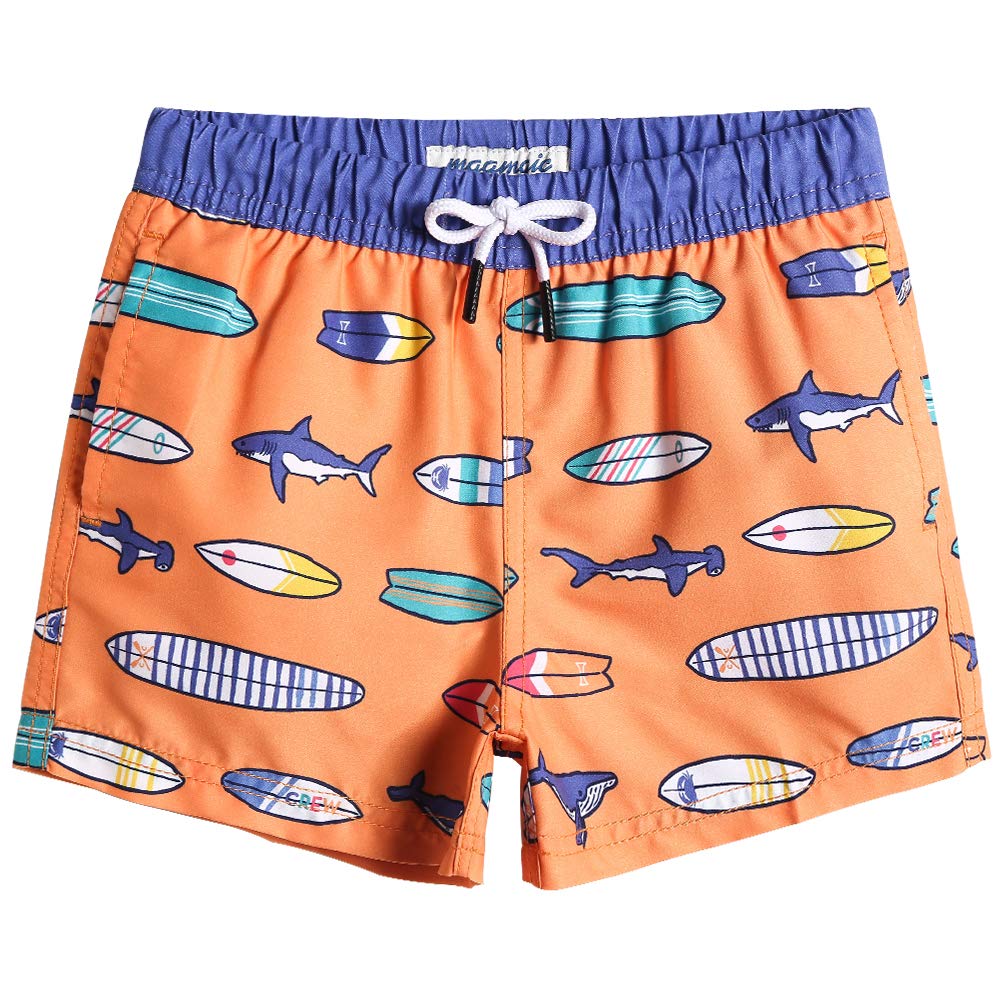 MaaMgic Badehose Jungen Sommer Badeshorts Schnelltrocknend Boardshorts mit Netzfutter Taschen und Verstellbarem Tunnelzug Urlaub Shorts