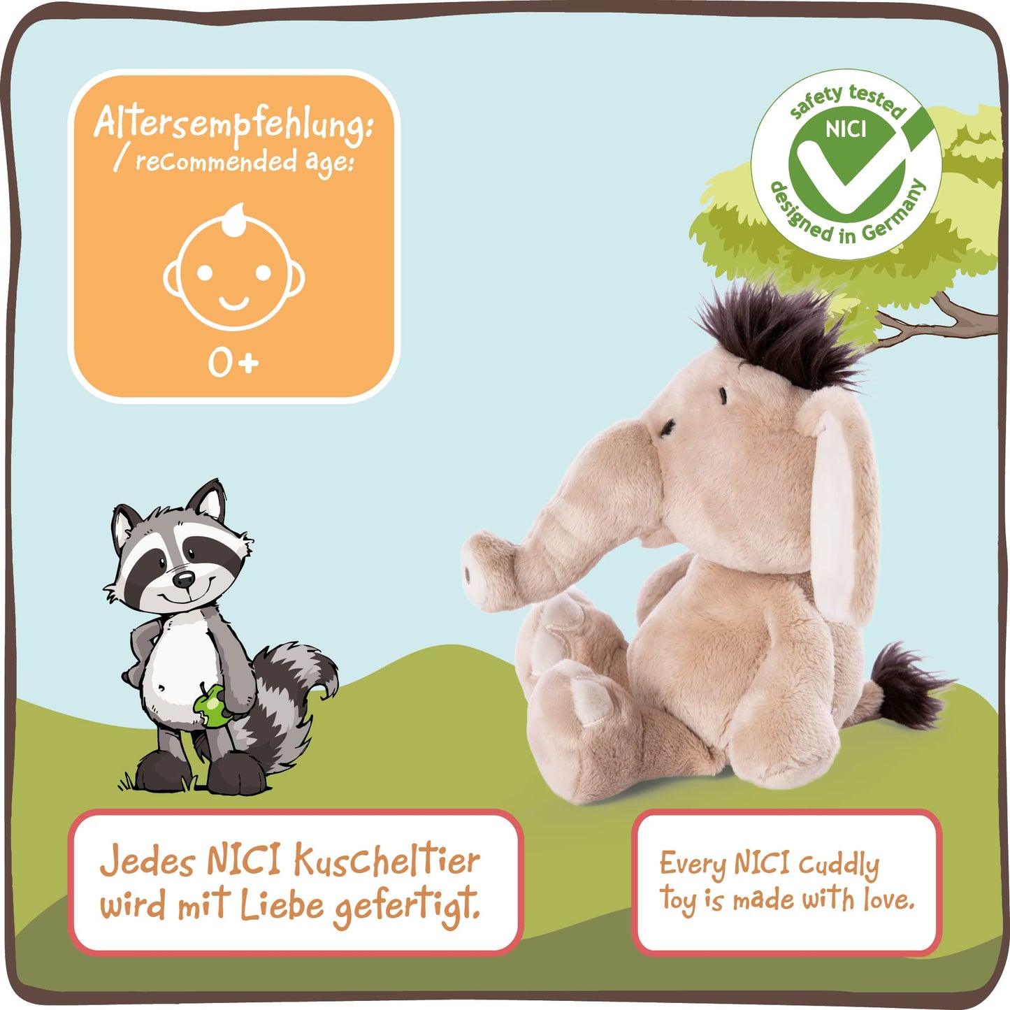 NICI Kuscheltier Koala 25 cm – Koala Plüschtier für Mädchen, Jungen & Babys – Flauschiger Stofftier Koala zum Spielen, Sammeln & Kuscheln – Gemütliches Schmusetier