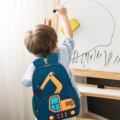 Kinderrucksack Jungen Kinder Rucksack Tagesrucksack Vorschulrucksack Kindergartentasche Schulrucksack für Schule Kita 38cm 3-8Y