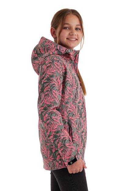 Killtec Girls' Softshell Jacket Print Softshell Jacket / Outdoor Jacket with Hood