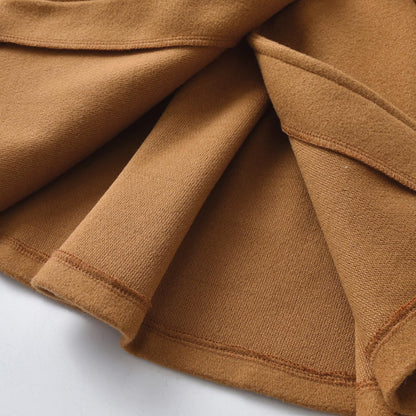 Kleinkind Baby Mädchen Kleidung Jacke Mantel Langarm Plain Knöpfe Kleid Mantel Herbst Outfit
