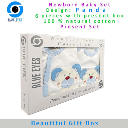 Neugeborenen Baby Geschenk Set 100% natürliche Baumwolle Erstausstattung Erstlingsausstattung Ausstattung Unisex Kleidung Geschenkset Babyausstattung für Babys 0-4 Monate (Koala)