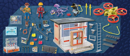 PLAYMOBIL DreamWorks Dragons 71084 Dragons: The Nine Realms - Icaris Lab, Dragons-Figur, Spielzeug-Drache und Drohne mit Geschoss, Spielzeug für Kinder ab 4 Jahren