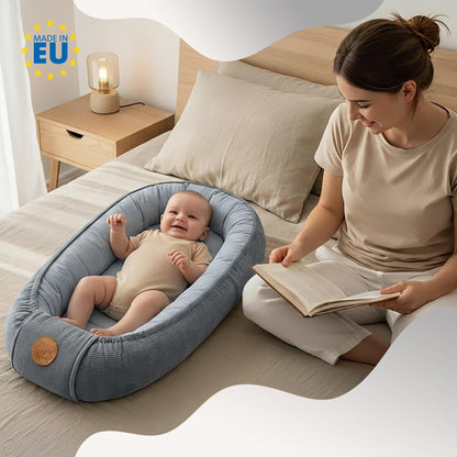 Nestchen Baby - Babynestchen Neugeborene Minky Babynest für Kinderbett Vielseitiges tragbar Nest kuschelnest zubehör für babybett warm Winter coccon Teddybären