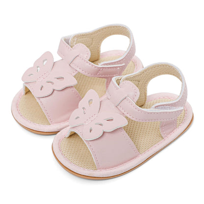 LACOFIA Babyschuhe für Mädchen – Sommerblumen Sandalen für Kleinkinder