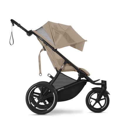 CYBEX Gold AVI SPIN Kinderwagen, Ab Geburt bis ca. 4 Jahre, Max. 111 cm und 22 kg, City-, All-Terrain-Kinderwagen, Moss Green