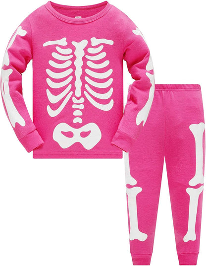 TEDD Girls' Pyjamas, Cotton, Cute, Unicorn, Long Sleeves, Two-Piece Pyjamas Set, Kids’ Sleepwear, Winter, Christmas, Sizes 1-12 Years