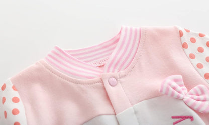 KIDDLETOWN Baby Pyjamas Newborn Baby Girls 0-3 Months Organic Cotton Long Sleeve Popper Frog Cartoon