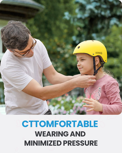 OutdoorMaster Youth &amp; Kids Bike Helmet - Adjustable Multi-Sport Skateboard Helmet with Removable Liners for Balance Bike, Toddler Scooter, ONE Wheel Hoverboard 