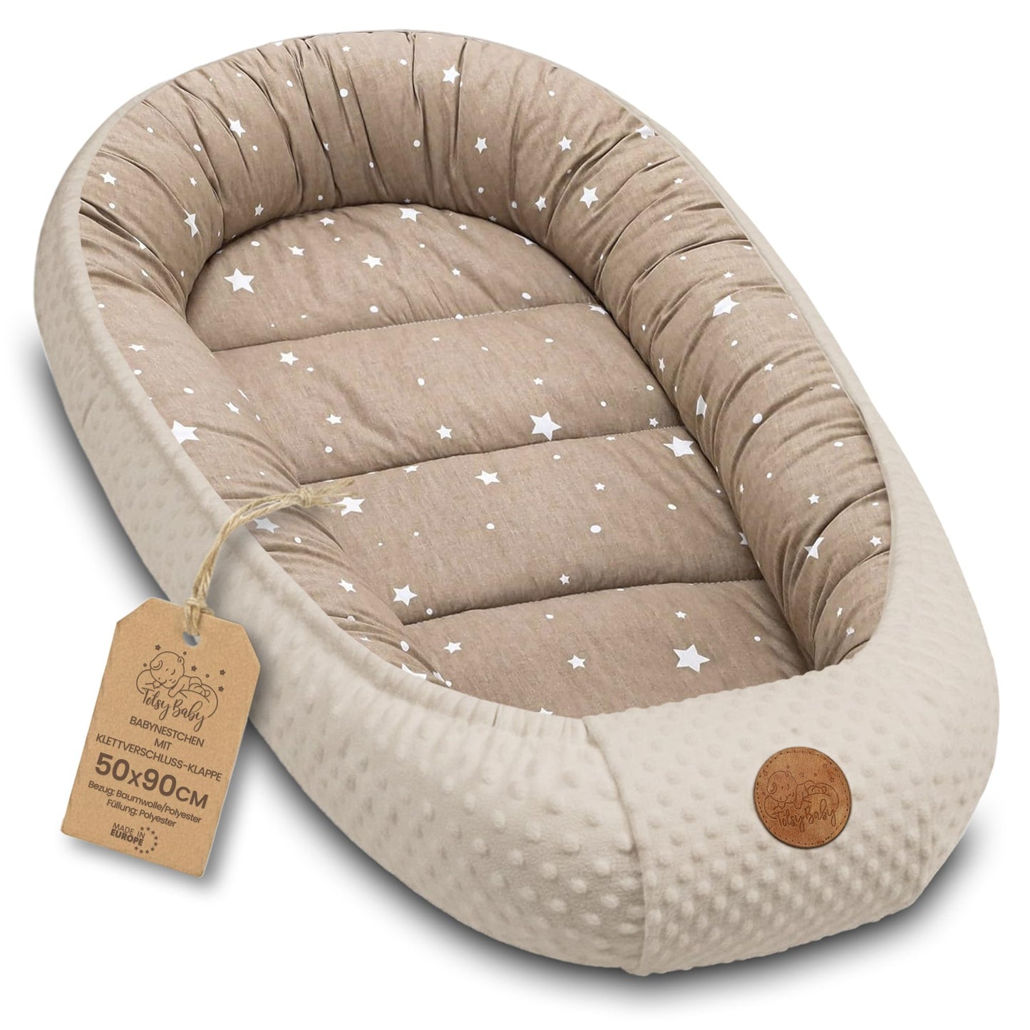 Nestchen Baby - Babynestchen Neugeborene Minky Babynest für Kinderbett Vielseitiges tragbar Nest kuschelnest zubehör für babybett warm Winter coccon Teddybären