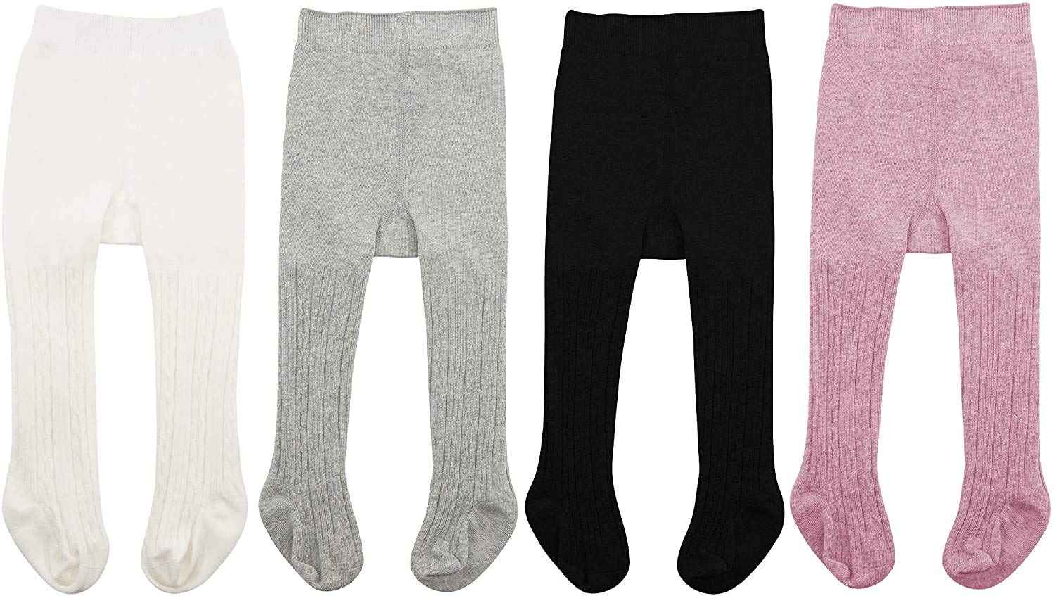 Durio Baby Tights for Girls Boys Cotton Children's Tights Children's Tights Set Warm Stockings Leggings