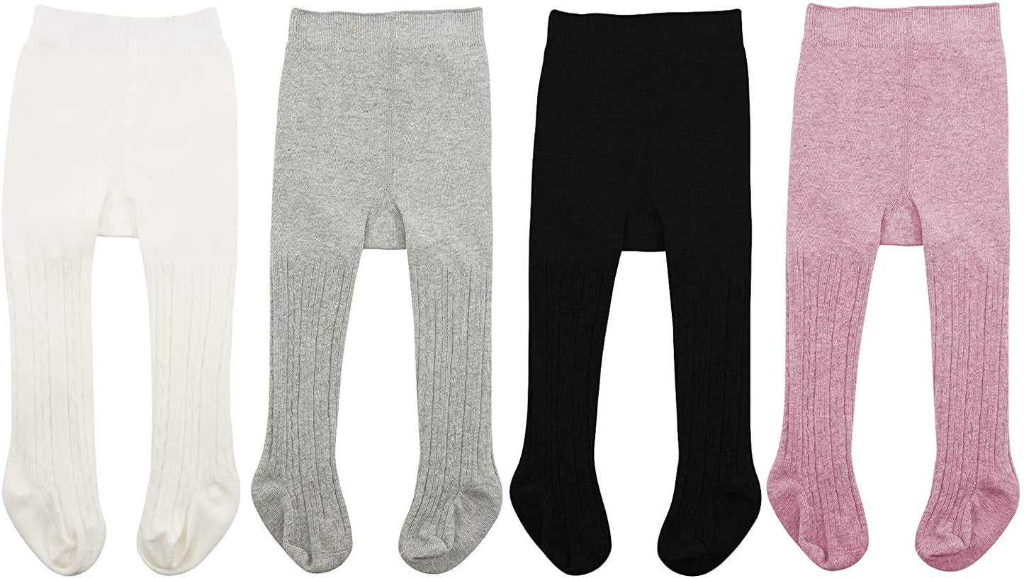 Durio Baby Tights for Girls Boys Cotton Children's Tights Children's Tights Set Warm Stockings Leggings