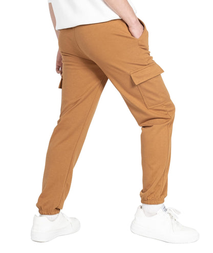YOUNGSOUL Kinder Jogginghose Jungen Cargo Jogger Hose Sweathose Freizeithose mit Elastischem Bund