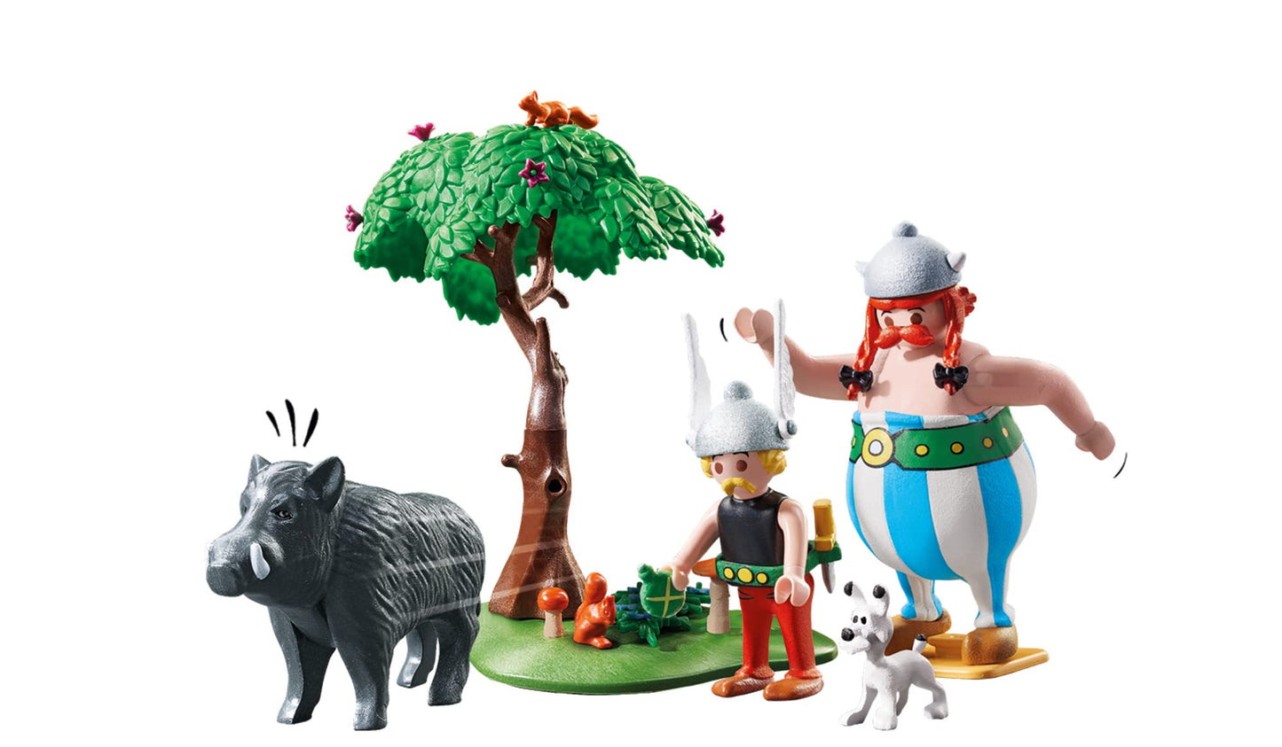 PLAYMOBIL Asterix 71542 Roman Camp, Exciting Conquest of the Camp by the Gauls, Includes Magic Potion for More Body Strength, Detailed Toy for Children from 5 Years