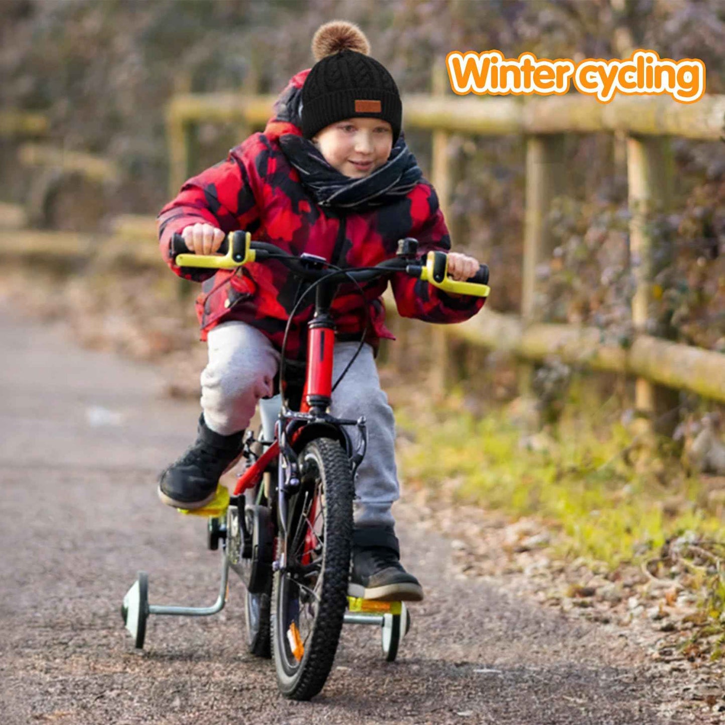 3-in-1 Children's Winter Hat Scarf Gloves Set