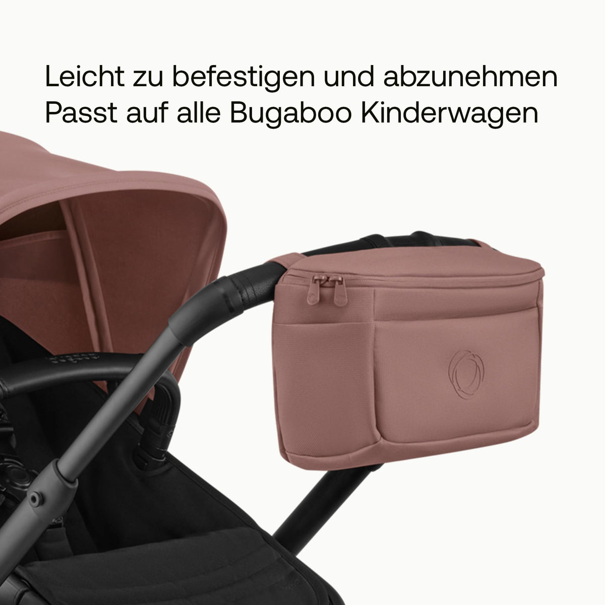 Bugaboo Kinderwagen Organizer-Tasche mit leicht zugänglichen Fächern. Praktisches Accessoire für alle Baby-Essentials in Desert Taupe