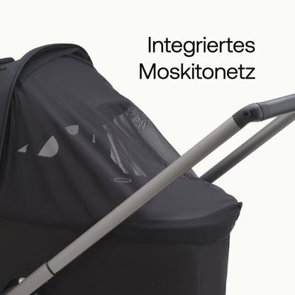 Bugaboo Dragonfly Sonnendach mit Lüftungsfenstern, ausziehbar für zusätzlichen und optimalen Sonnenschutz, wasserabweisend, Deep Indigo
