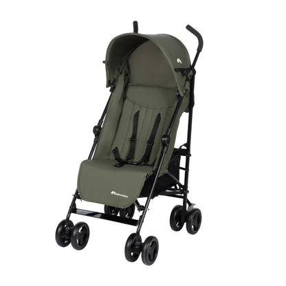 Bebeconfort Soko Superkompakter Kinderwagen, Bequem, Leichtgewich, Einfaches und Kompaktes Falten, 0 Monate bis 3,5 Jahre, 0-15 kg, Mineral Green