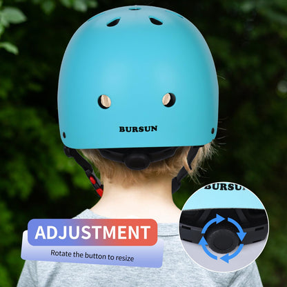BURSUN Kinder Fahrradhelm Kinderhelm Skaterhelm für Alter 2-16 Jahre Jungen Mädchen, Kinderhelm für Fahrrad Roller Skateboard Scooter Roller Skating