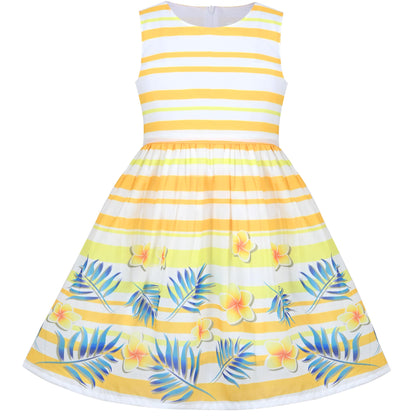 Sunny Fashion Mädchen Kleid Lila Rose Doppelklicken Krawatte Party Kids Trägerkleid Gr. 98-146