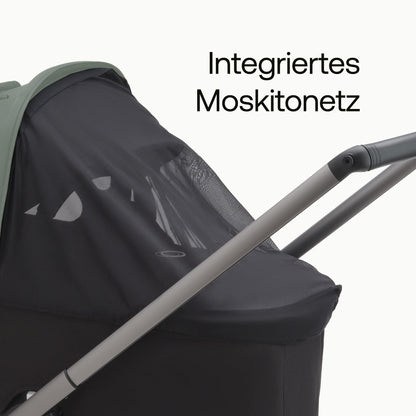 Bugaboo Dragonfly Sonnendach mit Lüftungsfenstern, ausziehbar für zusätzlichen und optimalen Sonnenschutz, wasserabweisend, Deep Indigo