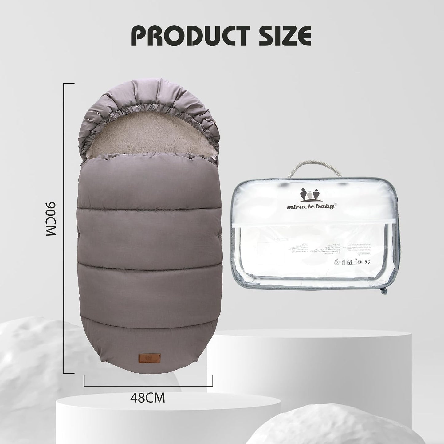 Fußsack Fusssack Footmuff Fußsäcke für Kinderwagen Buggy Universal Winter Baby