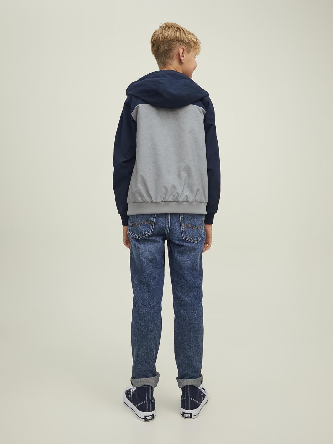 JACK &amp; JONES Jjerush Blocking Hood Bomber Sn Jr Boys Jacket 