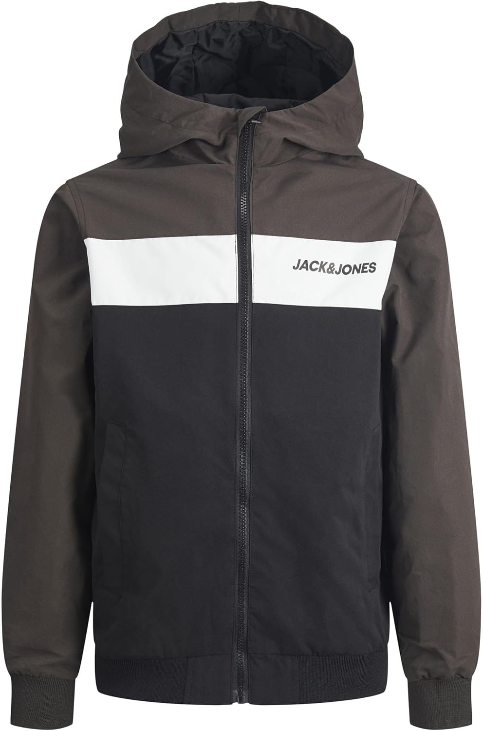 JACK &amp; JONES Jjerush Blocking Hood Bomber Sn Jr Boys Jacket 
