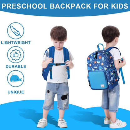 Rucksack für Mädchen, 4-6 Jahre, Schulrucksack mit Seitentaschen und Brustgurt, 127-Einhorn, one size, Niedlich