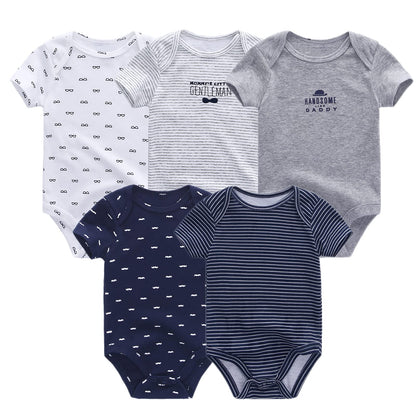 TONE Bodys Kurzarm für Neugeborene Baby Jungen und Mädchen 0-3m/3-6m/6-9m/9-12m Baumwolle