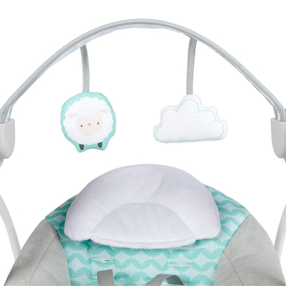 Ingenuity, tragbare Babyschaukel, Cuddle lamp - mit Melodien, Zeit- und Schaukeleinstellung