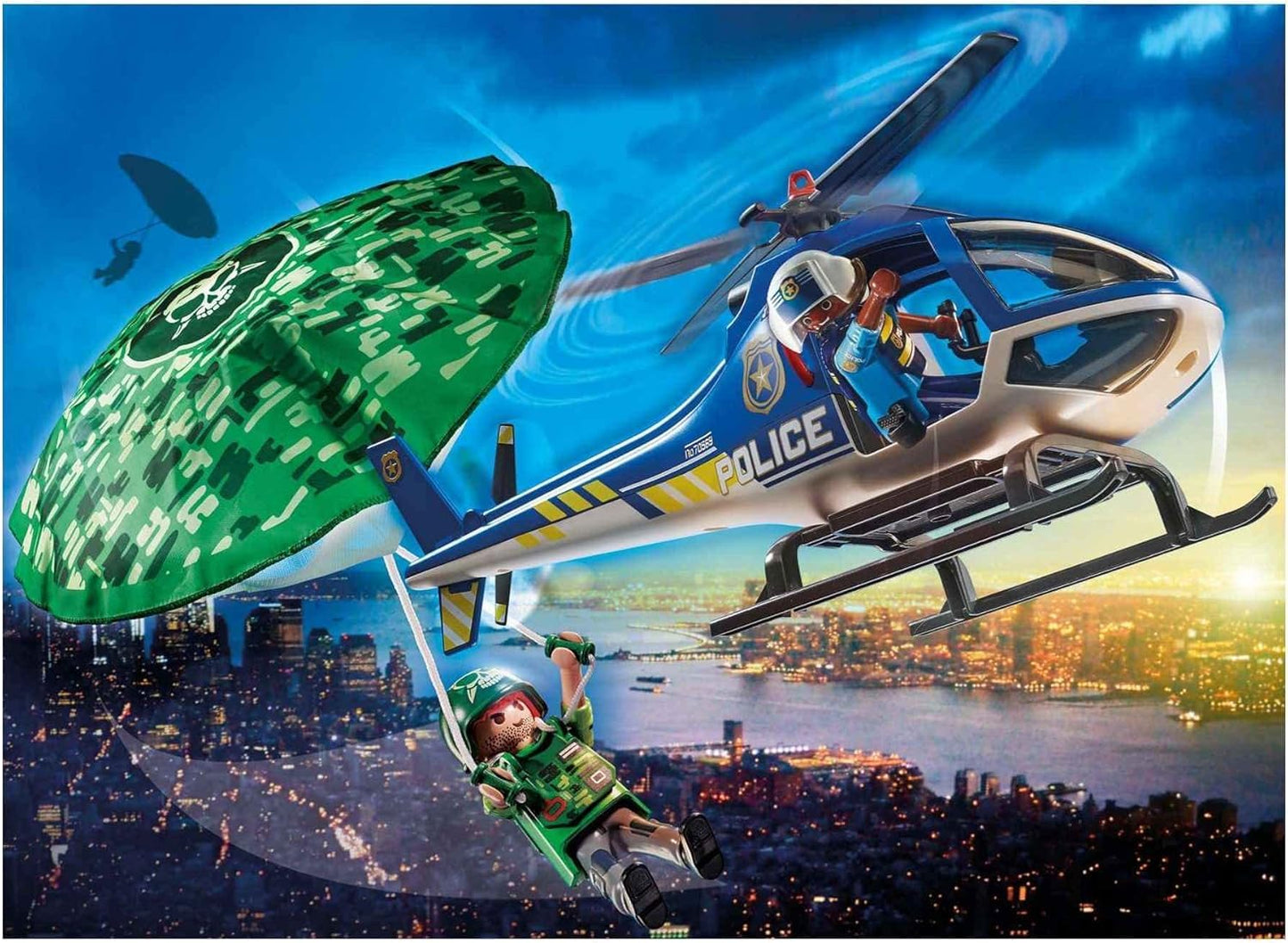 PLAYMOBIL | City Action | Polizei-Hubschrauber | Spielzeug für Kinder ab 4 Jahren | 70569