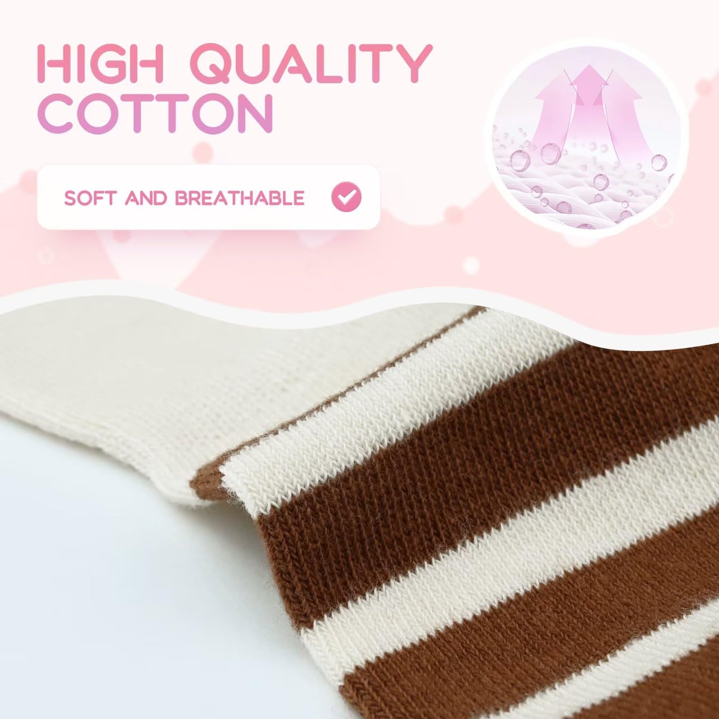TUUHAW 10 Paar Kinder Socken für Mädchen und Jungen Socken Mit Motiv Schulkind Baumwolle Socken Bunt Gr. 23-38