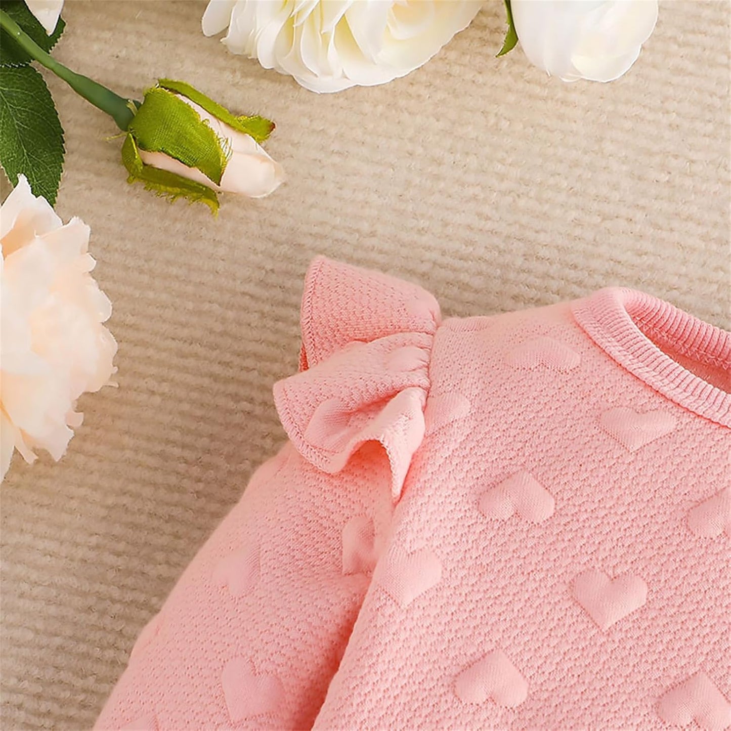 Kleinkind Baby Mädchen Outfits Langarm Sweatshirt Top Hosen mit Fliege Kleinkind Herbst Winter Kleidung Set